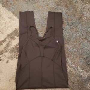 Free People Green Workout Onesie/Jumpsuit